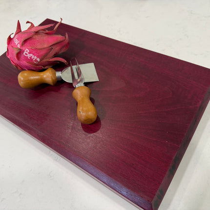 Handcrafted exotic Purple Heart Cutting Board