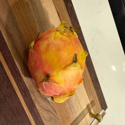 Rainbow Dragon Fruit live cutting 12"