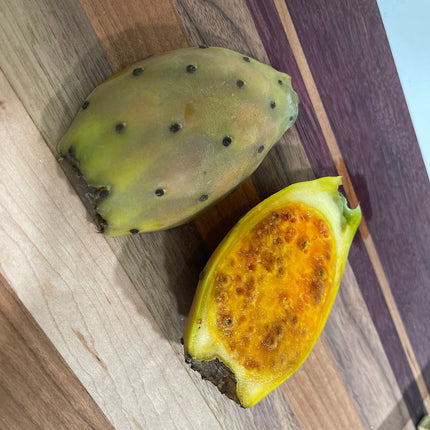 Opuntia ficus indica prickly pear cactus, Spineless/Barbary Fig, pad cutting